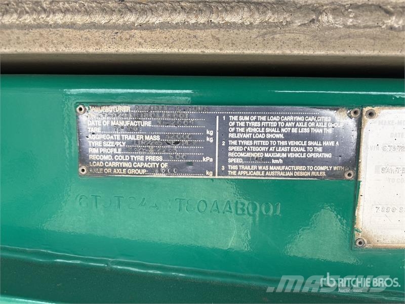 Sawtell & Sons 7.8 m Quad Dog End Dump Trailer Kiper prikolice