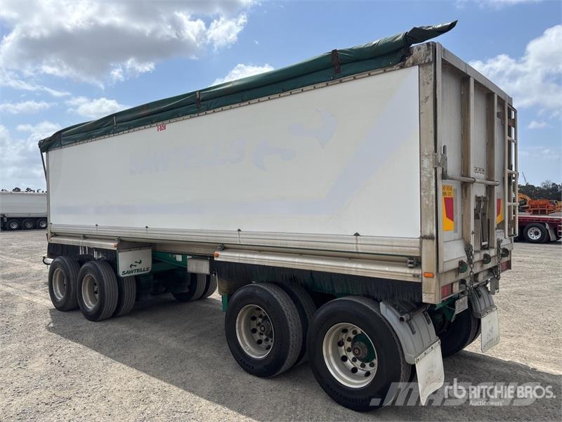 Sawtell & Sons 7.8 m Quad Dog End Dump Trailer Kiper prikolice