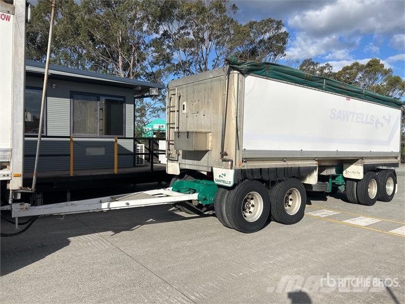 Sawtell & Sons Quad Dog End Dump Trailer Kallur-haagised