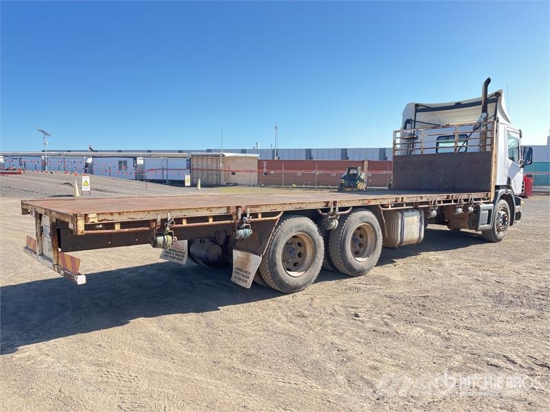 Scania P124 6x4 Flatbed Truck Pritschenwagen/Pritschenwagen mit Seitenklappe