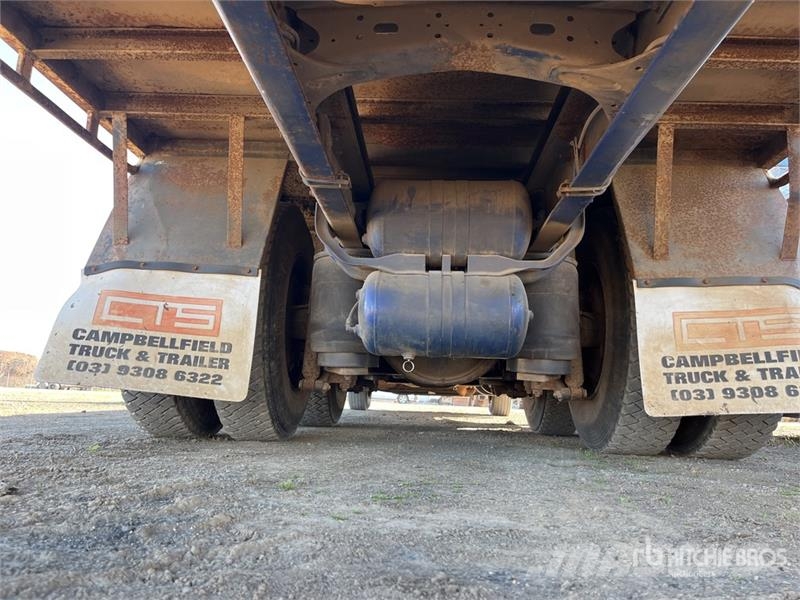 Scania P124 6x4 Flatbed Truck Pritschenwagen/Pritschenwagen mit Seitenklappe