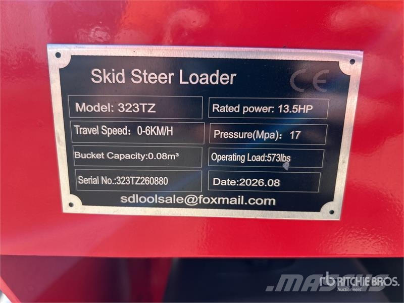 SDLOOL SL-323TZ Mini Skid Steer Loader (Unused) Skid steer loaders