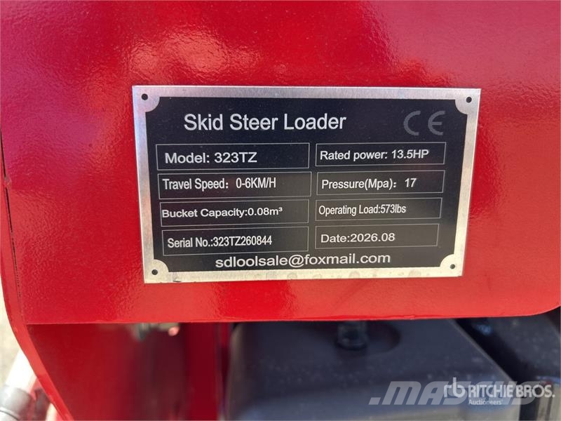SDLOOL SL-323TZ Mini Skid Steer Loader (Unused) Smykem řízené nakladače