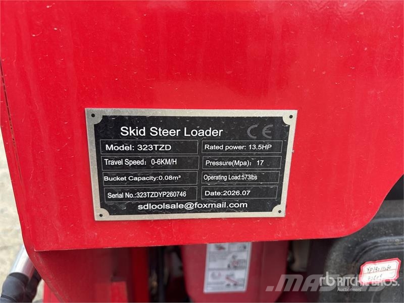  SDLOOL SL-323TZD Mini Skid Steer Loader (Unused) Skid steer loaders