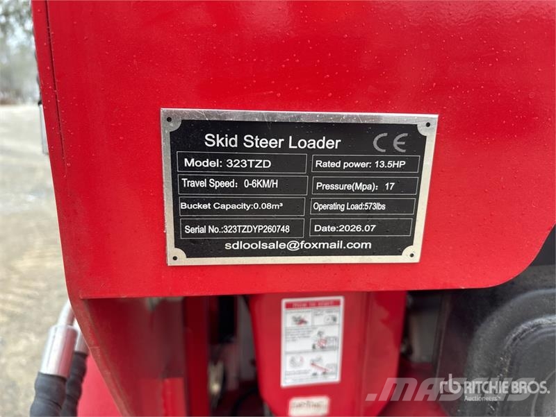 SDLOOL SL-323TZD Mini Skid Steer Loader (Unused) Skid steer loaders