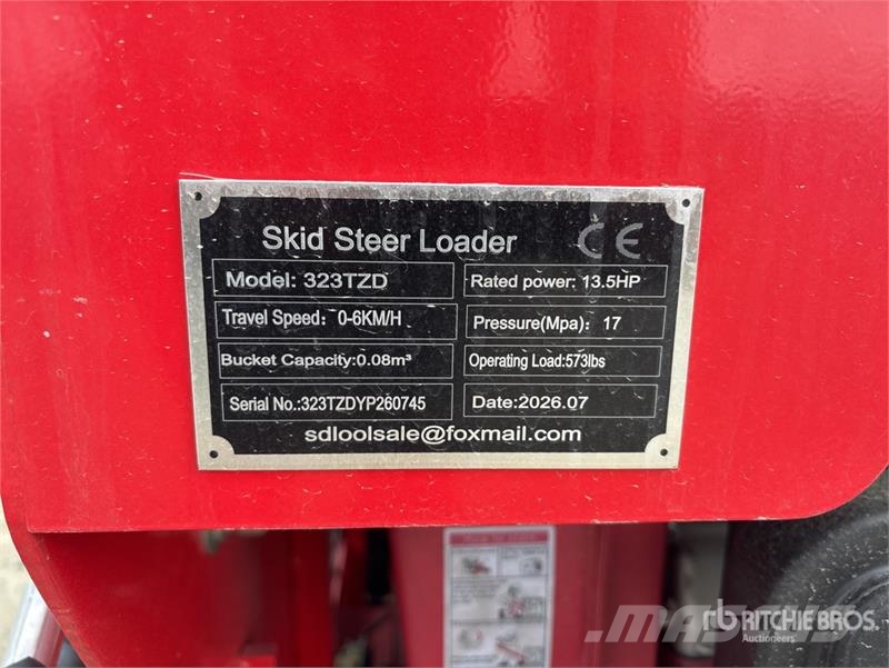  SDLOOL SL-323TZD Mini Skid Steer Loader (Unused) Skid steer mini nakladalci