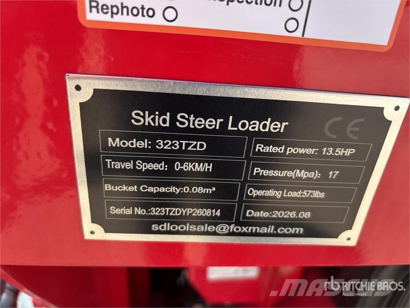 SDLOOL SL-323TZD Mini Skid Steer Loader (Unused) Skid steer loaders