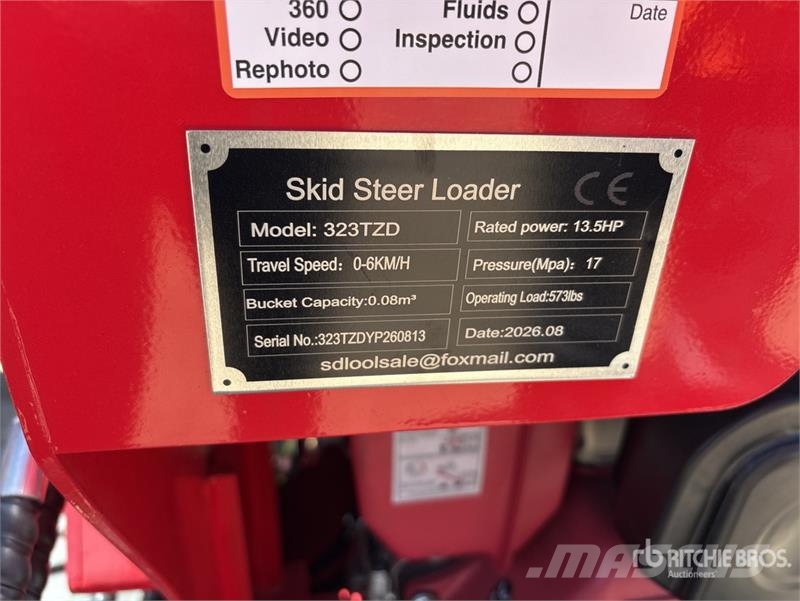 SDLOOL SL-323TZD Mini Skid Steer Loader (Unused) Skid steer loaders