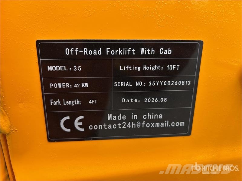 SDLOOL SL-35 4x4 Rough Terrain Forklift (Unused) Tereptargonca