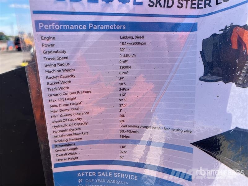 SDLOOL SL1050L Compact Track Loader (Unused) Kompaktrakodók