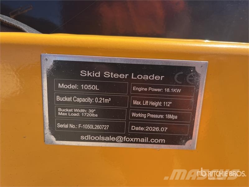 SDLOOL SL1050L Compact Track Loader (Unused) Kompaktrakodók