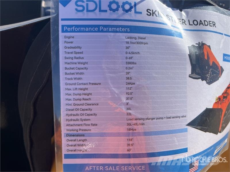 SDLOOL SL1050L Compact Track Loader (Unused) Kompaktrakodók