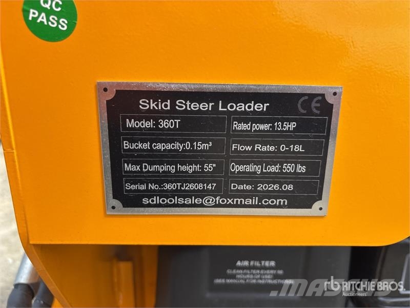  SDLOOL SL360T Mini Skid Steer Loader (Unused) لوادر انزلاقية التوجيه