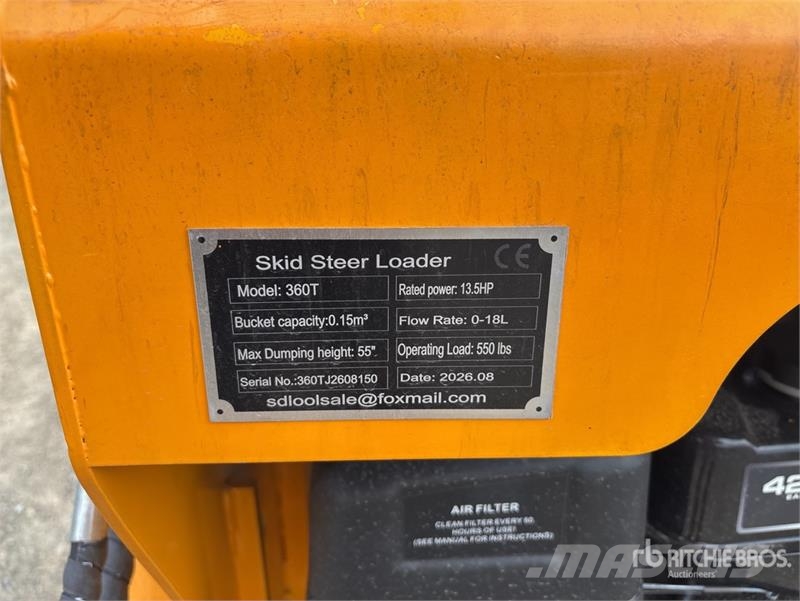  SDLOOL SL360T Mini Skid Steer Loader (Unused) لوادر انزلاقية التوجيه