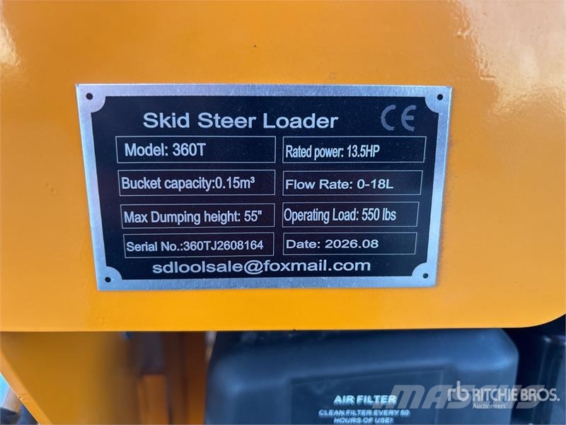 SDLOOL SL360T Mini Skid Steer Loader (Inoperable) Skid steer loaders