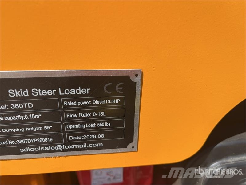  SDLOOL SL360TD Mini Compact Track Loader (Unused) لوادر انزلاقية التوجيه