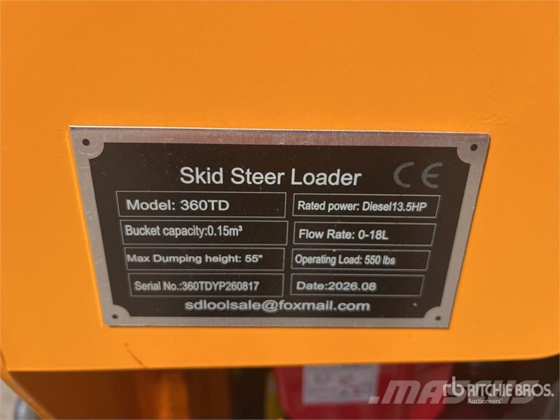 SDLOOL SL360TD Mini Compact Track Loader (Unused) Φορτωτάκια