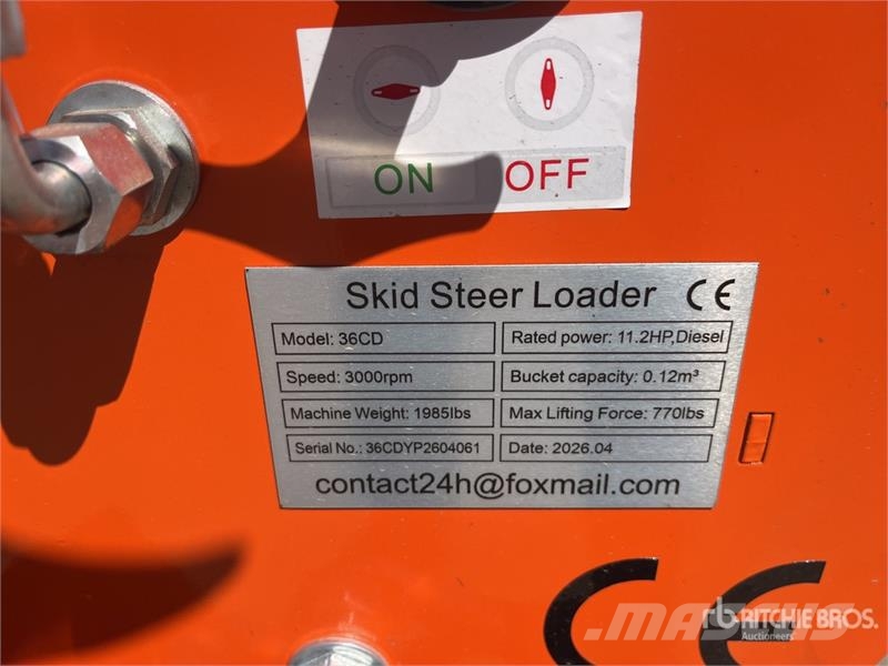 SDLOOL SL36CD Mini Compact Track Loader (Unused) لوادر انزلاقية التوجيه