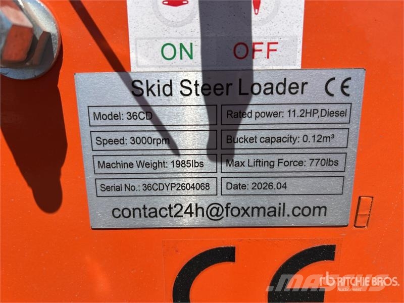 SDLOOL SL36CD Mini Compact Track Loader (Unused) لوادر انزلاقية التوجيه