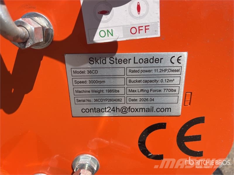 SDLOOL SL36CD Mini Compact Track Loader (Unused) Φορτωτάκια