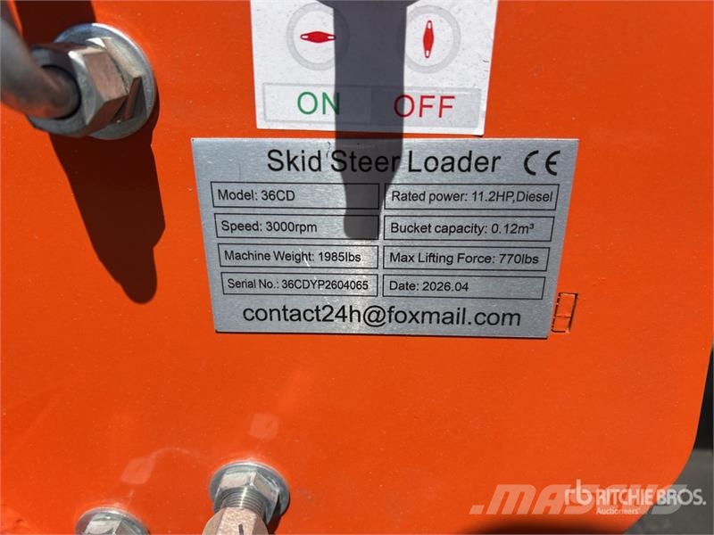  SDLOOL SL36CD Mini Compact Track Loader (Unused) لوادر انزلاقية التوجيه