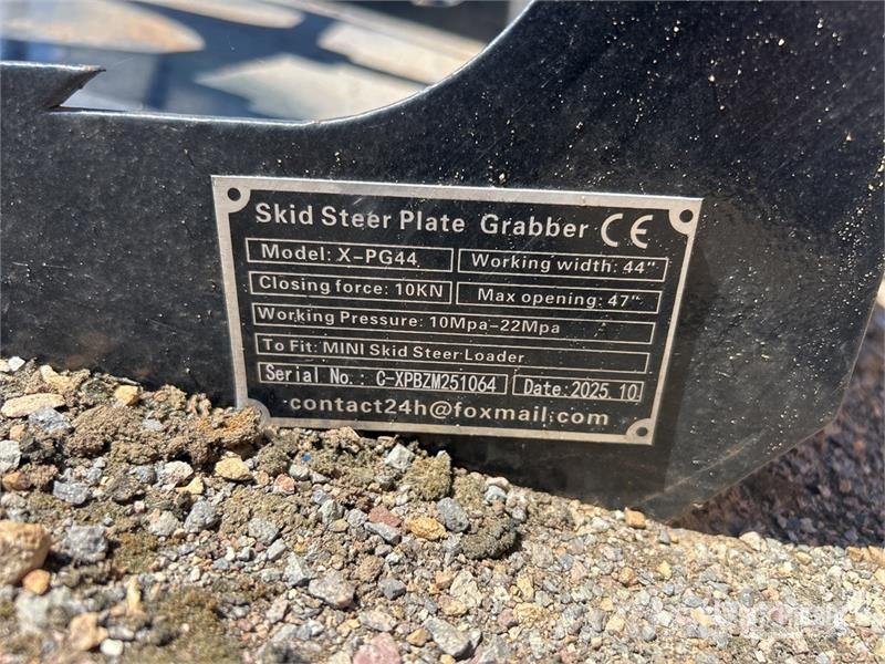 SDOOL X-PG44 1100 mm Mini Skid Steer Grapple Bucke Grapples