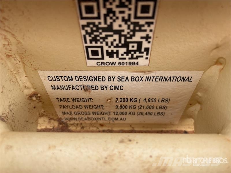 Seabox International 5.8 m x 2.3 m Quantity of 3 C Farm machinery