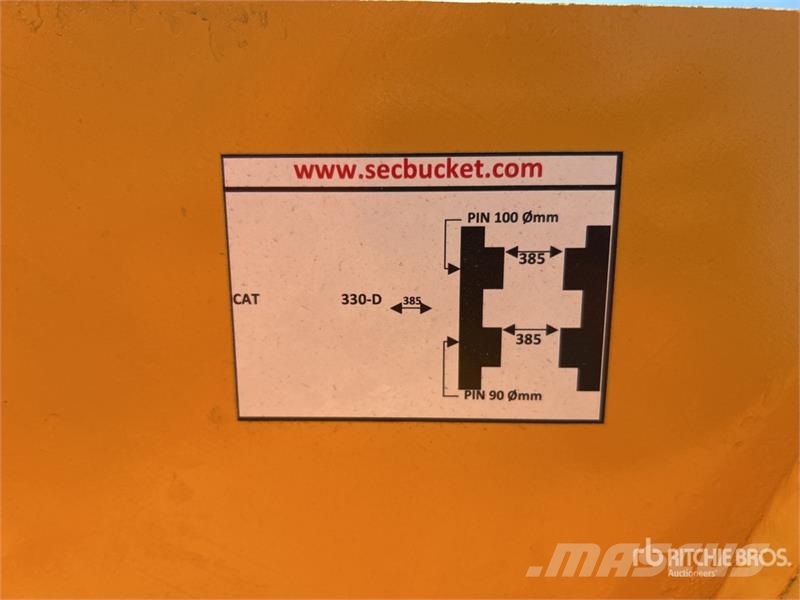 SEC 1200 mm Digging Excavator Bucket - Fits 30 Ton (Un دلاء