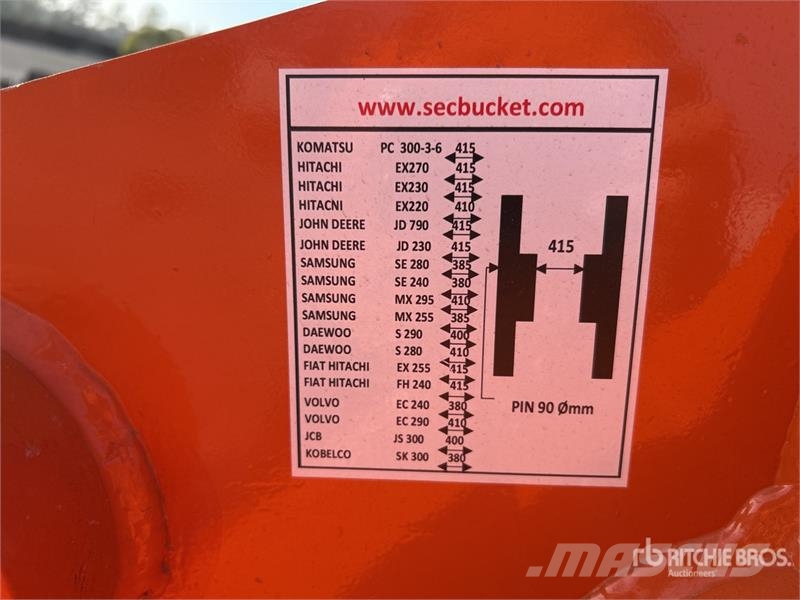 SEC 1200 mm Digging Excavator Bucket - Fits 27 Ton (Un دلاء