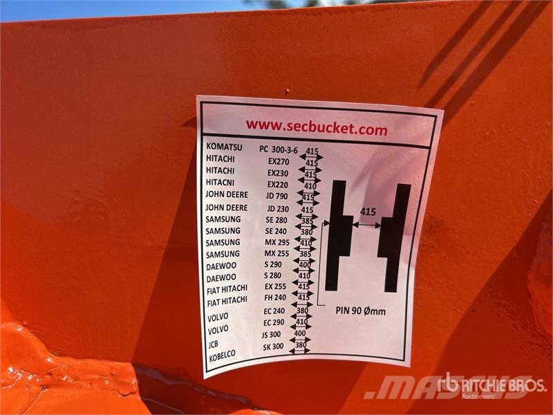 SEC 1700 mm Skeleton Excavator Bucket - Fits 27 Ton (U دلاء