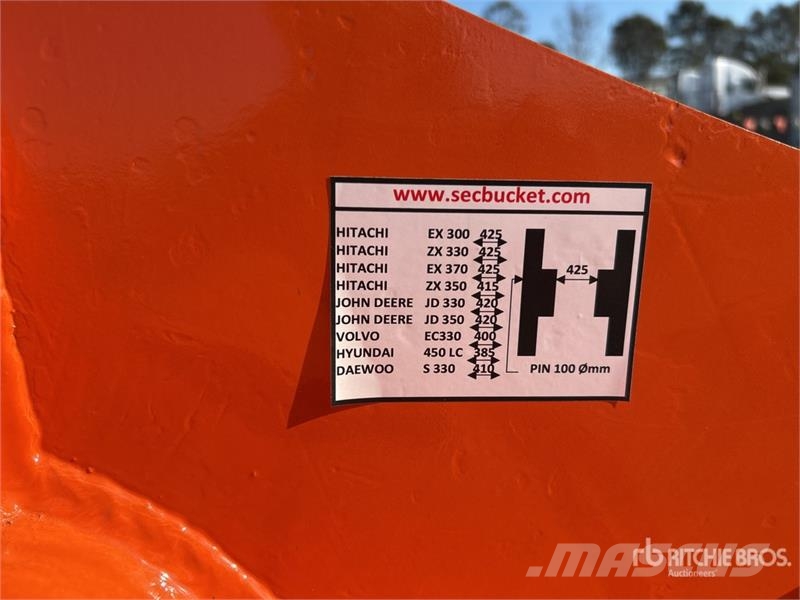 SEC 1800 mm Skeleton Excavator Bucket - Fits 33 Ton (U دلاء