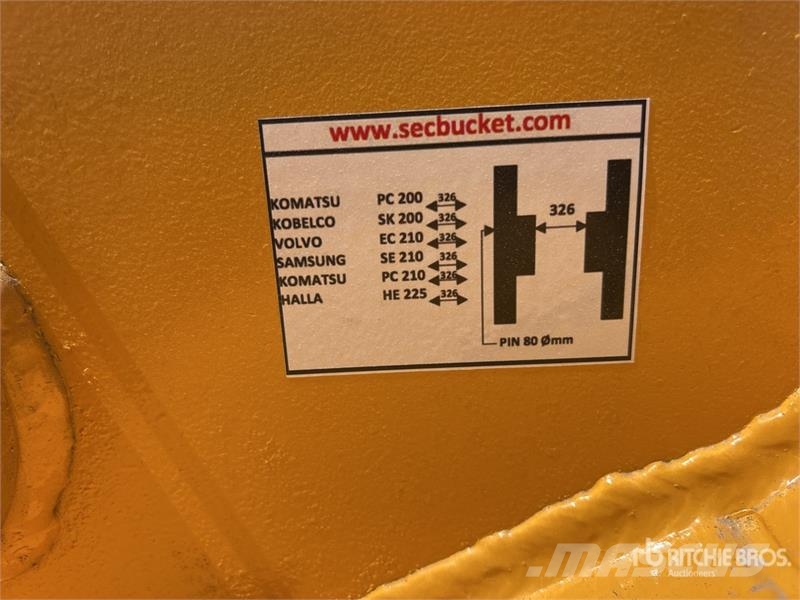 SEC 1900 mm Cleanup Excavator Bucket - Fits 20 Ton (Un دلاء