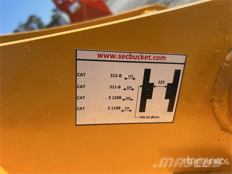 SEC 600 mm Digging Excavator Bucket - Fits 12 Ton (Unu دلاء