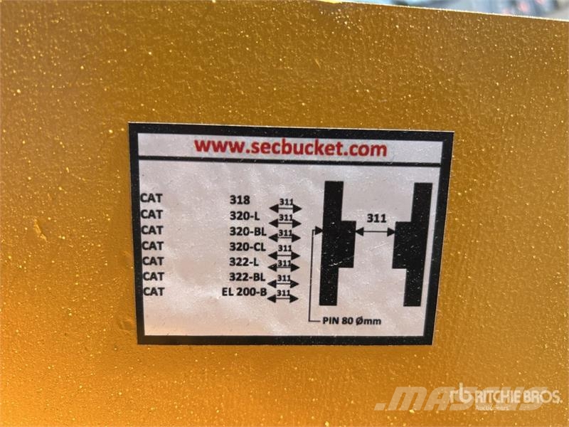 SEC 600 mm Digging Excavator Bucket - Fits 20 Ton (Unu دلاء