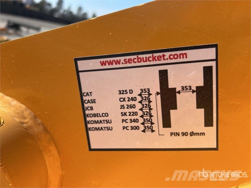 SEC 900 mm Digging Excavator Bucket - Fits 25 Ton (Unu دلاء