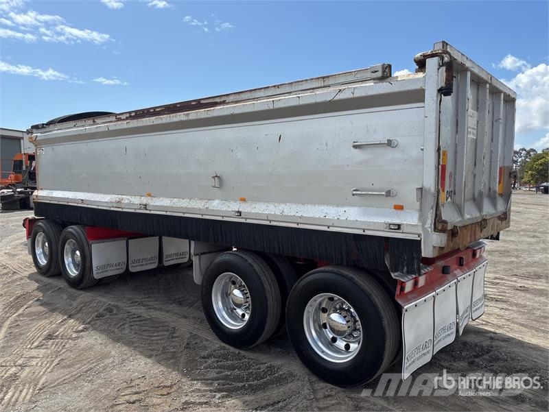 Shephard 7.2 m Quad Dog End Dump Trailer Bañera