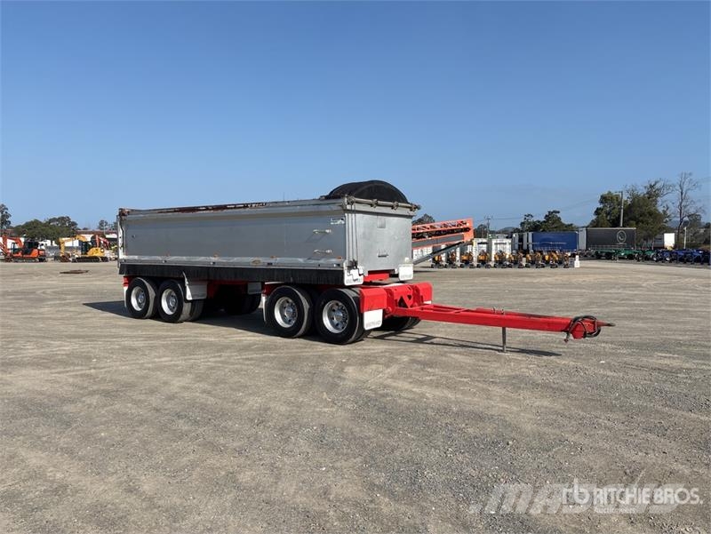 Shephard 7.2 m Quad Dog End Dump Trailer Sora- ja kippiperävaunut