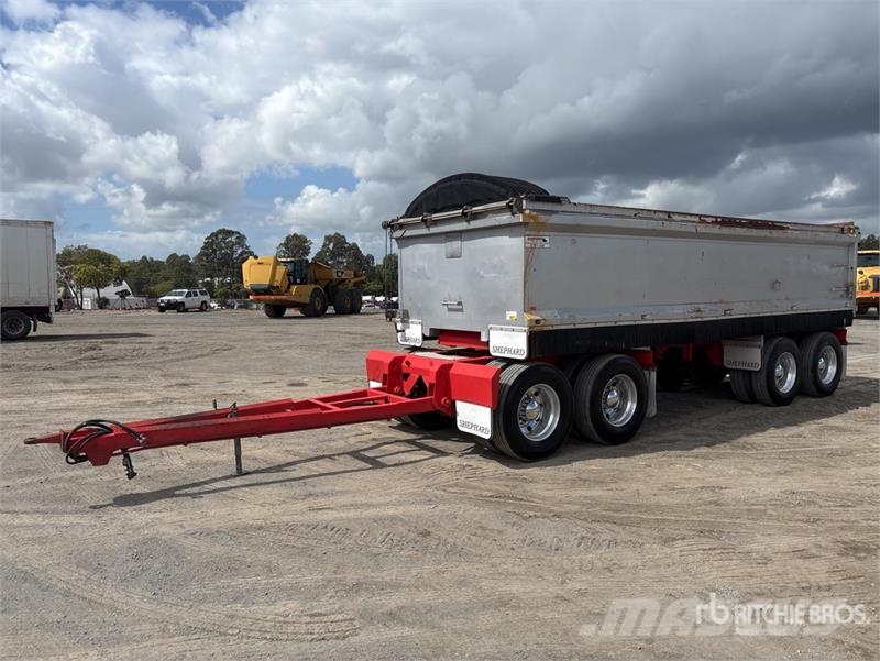 Shephard 7.2 m Quad Dog End Dump Trailer Bañera