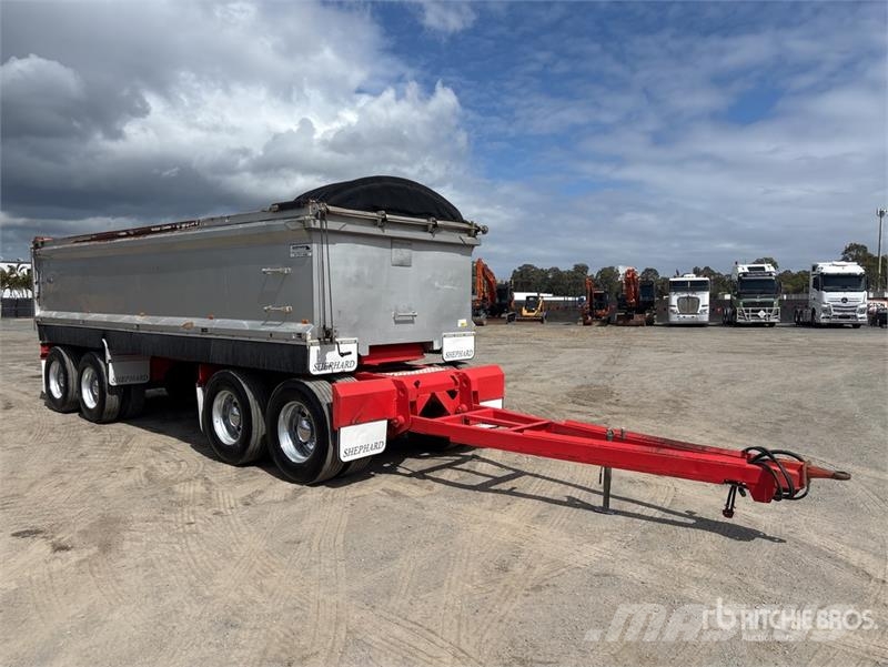 Shephard 7.2 m Quad Dog End Dump Trailer Bañera