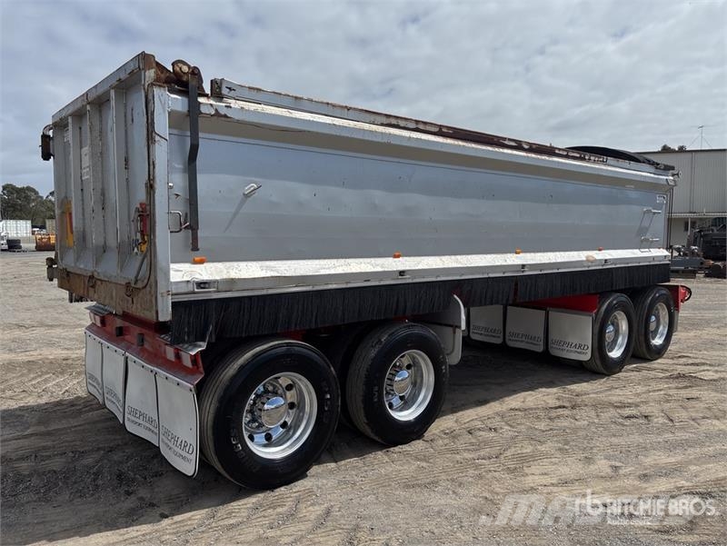 Shephard 7.2 m Quad Dog End Dump Trailer Bañera
