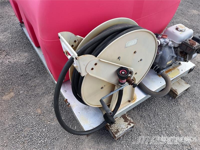 Silvan 1500 L Skid Mounted Poly Water Tank Fuel and additive tanks