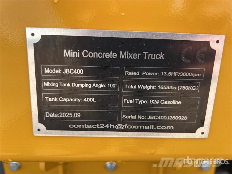 SKLP JBC400 400 L Mini Portable Concrete Mixer (Un Бетоносмесители