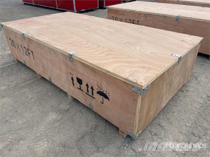  SKLP SK-S2012 20 ft x 12 ft Livestock Shed (Unused المباني الإطار الصلب
