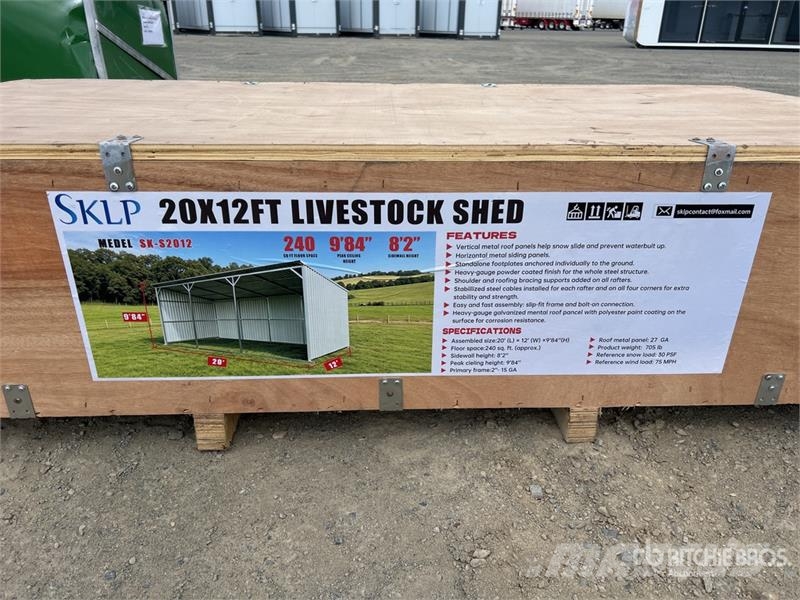 SKLP SK-S2012 20 ft x 12 ft Livestock Shed (Unused Hangar