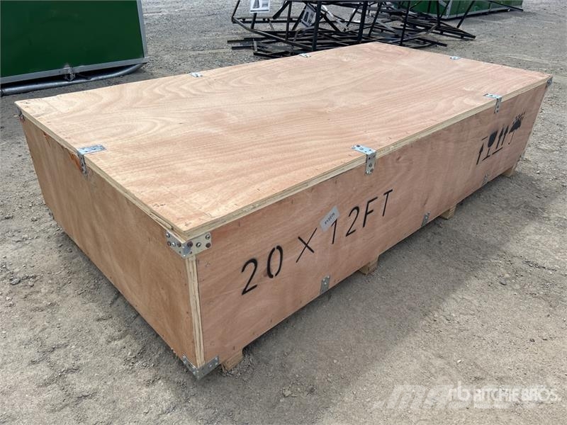  SKLP SK-S2012 20 ft x 12 ft Livestock Shed (Unused المباني الإطار الصلب
