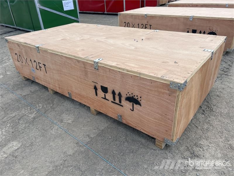  SKLP SK-S2012 20 ft x 12 ft Livestock Shed (Unused المباني الإطار الصلب