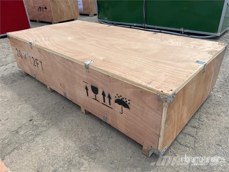  SKLP SK-S2012 20 ft x 12 ft Livestock Shed (Unused المباني الإطار الصلب