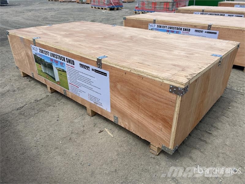  SKLP SK-S2012 20x12Ft Livestock Shed (Unused) المباني الإطار الصلب