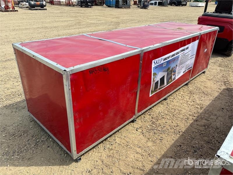  SKLP SK-S5025 25 ft x 50 ft Large Scale Storage Bu Čelični okviri za građevine