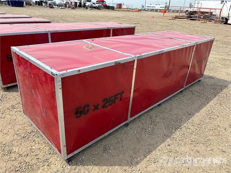  SKLP SK-S5025 25 ft x 50 ft Large Scale Storage Bu Čelični okviri za građevine